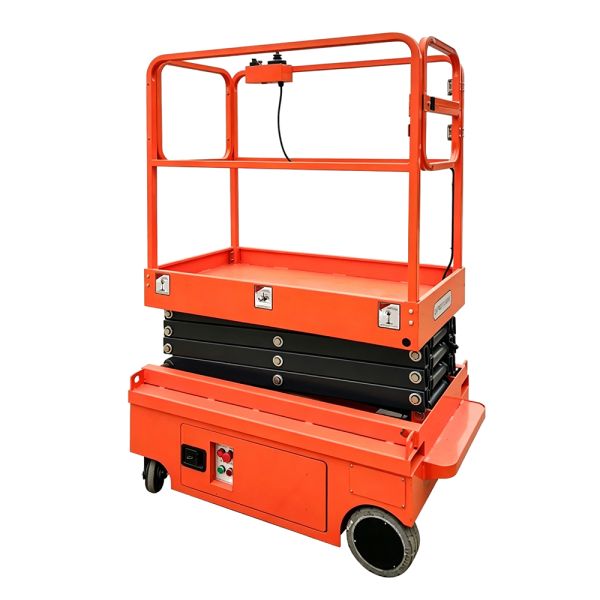 Outdoor Mini All Electric Single Man Scissor Lift Self Propelled Aerial Work Platform