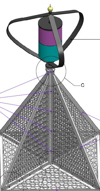 HONOR ECOMagnetic Levitation Wind Turbine The Tower Foundation , 600w Windill Design