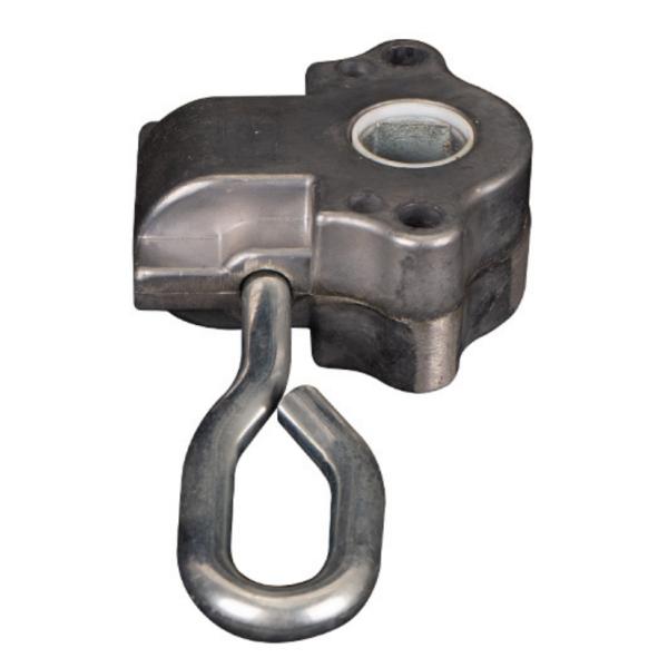 Cabezal de máquina de aleación de aluminio para parasol de hierro, cabezal de toldo telescópico para exteriores