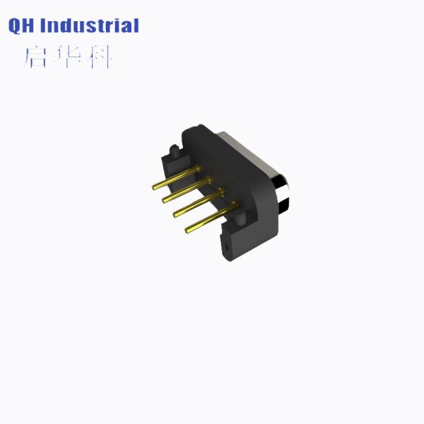 4Pin 2.54mm Pitch Male and Female 2Amp Spring Force 600gf Magnetic Pogo Pin Connector