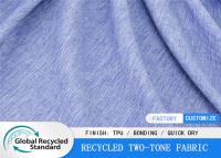 Matériel 100% extérieur de tissu de veste de ski de Tone Recycled Plastic Bottle Fabric RPET du polyester deux