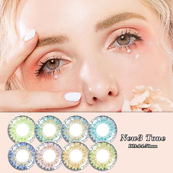 Natural Colored Amethyst Eye Contacts Lens Non Prescription