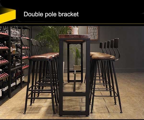 La barra de los bistros del Pub presenta 120 de x café del café de madera 50 1200 x de 600m m