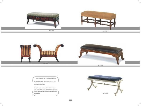 Hotel Furniture,Classical Bench/Sofa