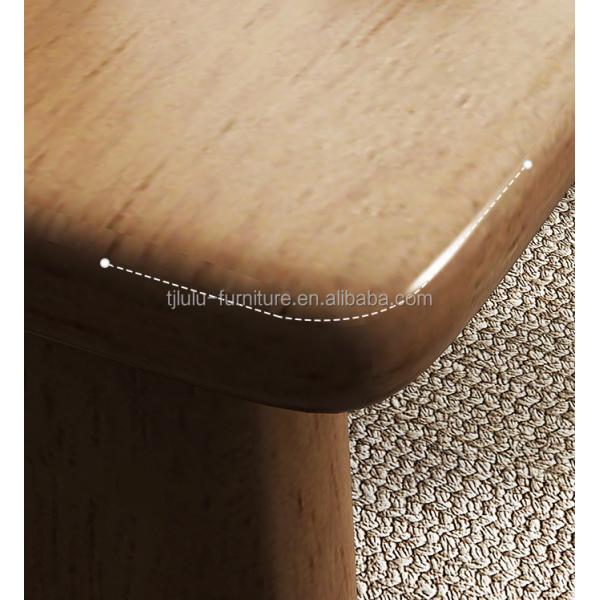 Customize Wooden Side Table for Learning and Living Room Furniture without Folded in Natural Color