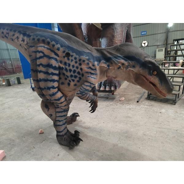 Жизнеподобный взрослый настоящий костюм динозавра Юрский мир Реалистичный костюм ходящего динозавра