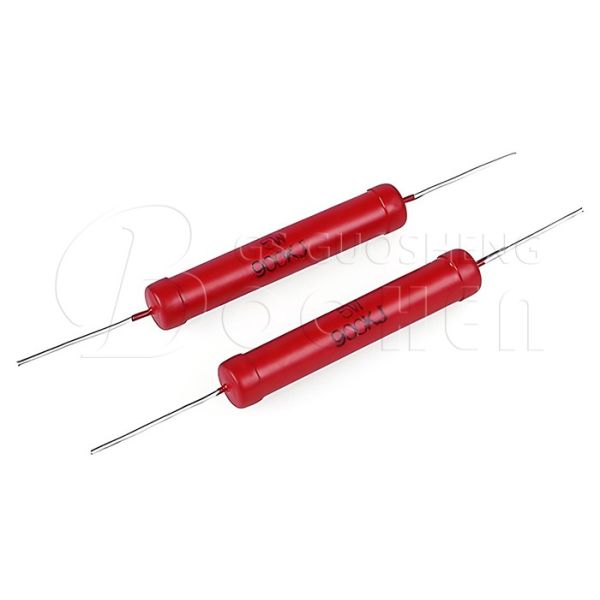 RI80 High Voltage Dahongpao Glass Glazed Film Resistance 1W2W3W5W Non Inductive Resistors