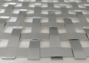 耐火性の12m x 4mの建築編まれた網のアルミニウム平らな金属のパネル