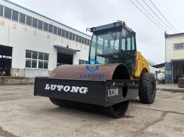 Rolo de estrada LT210B de 10 Ton Mechanical Drive Single Drum com Cummins Engine