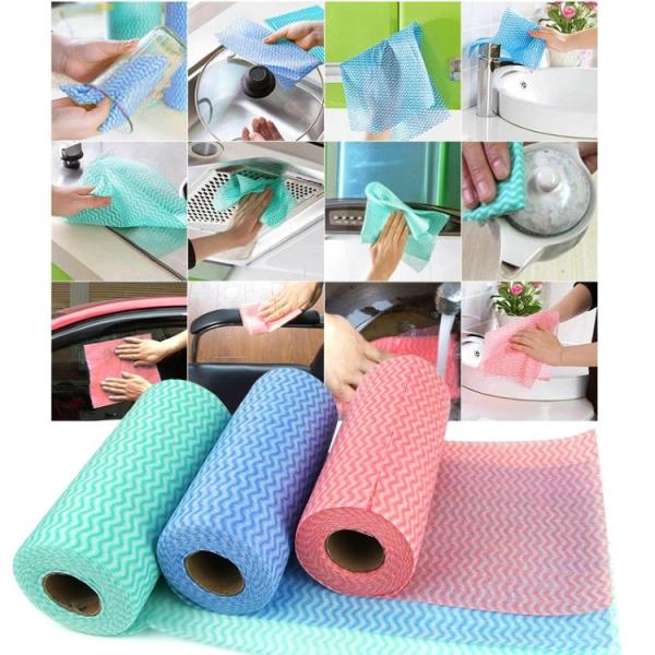 55гг ткань одноразовые кухонные салфетки для чистки ткани для стирки