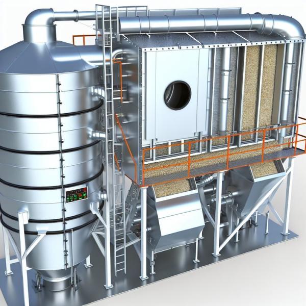 100-1000 T/D Corn Dryer Machine with Hot-Air Furnace