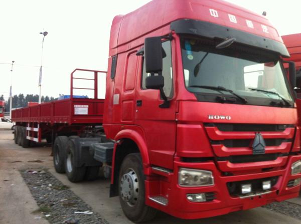 CHINA SINOTRUK HOWO tractor truck / prime mover New design chassis ZZ4257V324HD1B in tanzania