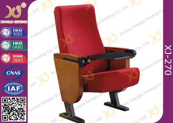 Foldable Polyester Fabric Cover Auditorium Theater Seating , Concert Audience Chair