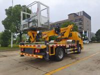JAC Diesel Telescopic Boom Bucket Truck 22m Voiture de travail aérienne Euro 5