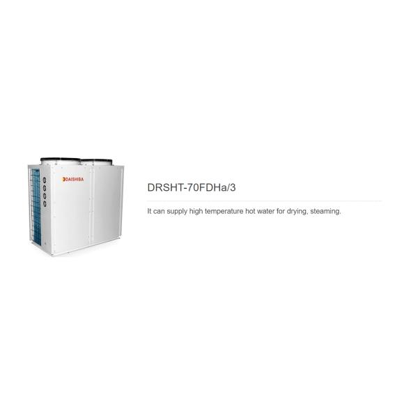 Space Cooling Function Air Source Inverter Heat Pump for High Temperature Hot Water Supply