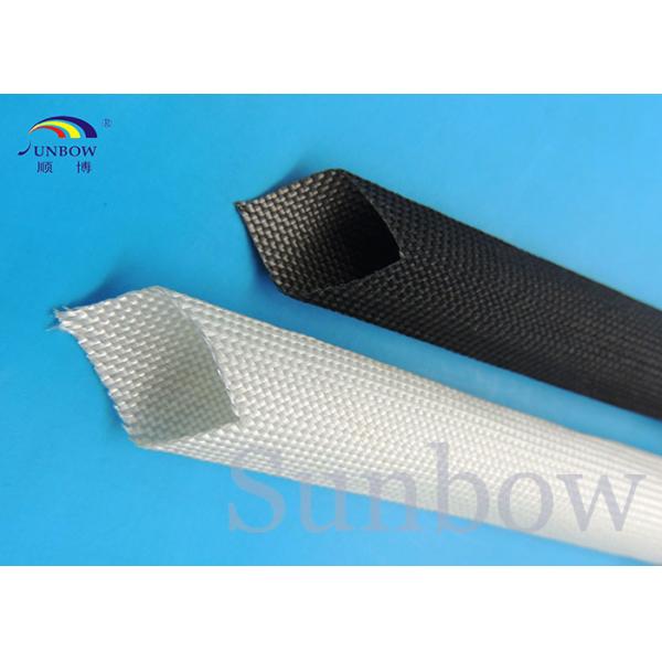 Unvarnish Fiber Glass Sleeves Fiberglass Braided Sleeving Black