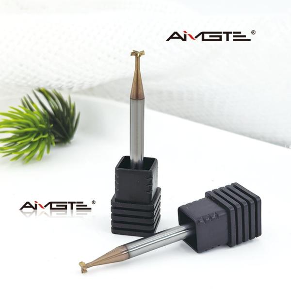 4 Flute Solid Carbide T Slot End Mill Tungsten Steel T Type Milling Cutter for Steel  Aluminum CNC Machine Tool HRC55 TiAlN Coating