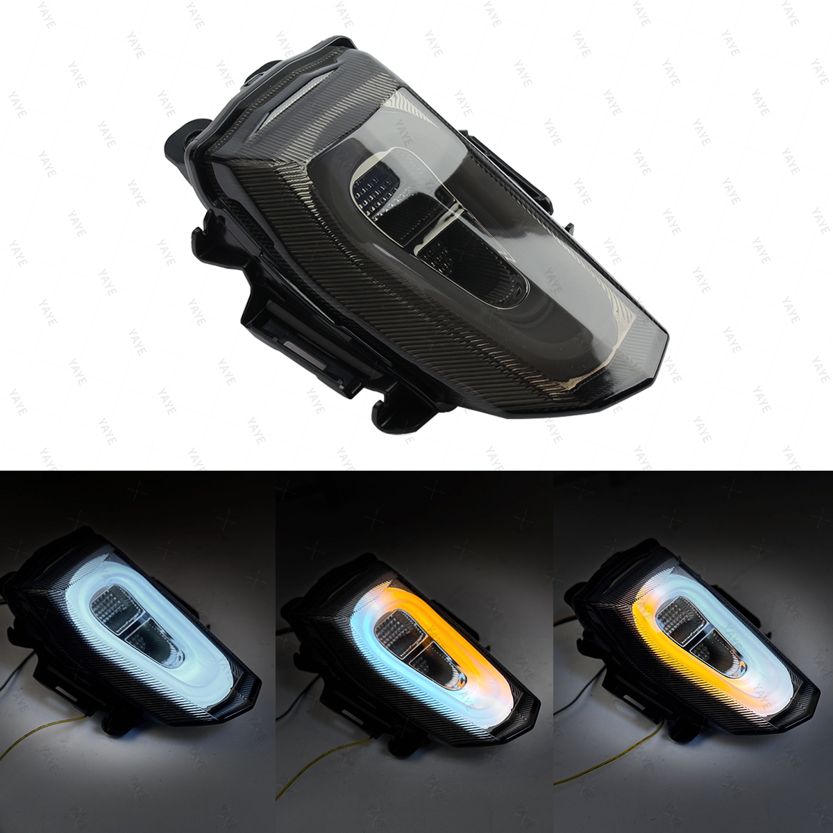 Modified Motorcycle Lighting System with Turn and Brake Function Tail Light Accessories for R15 12 Months Warranty