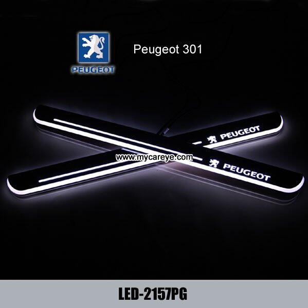 Peugeot 301 Led Moving Door sill Scuff Dynamic Welcome Pedal LED Lights