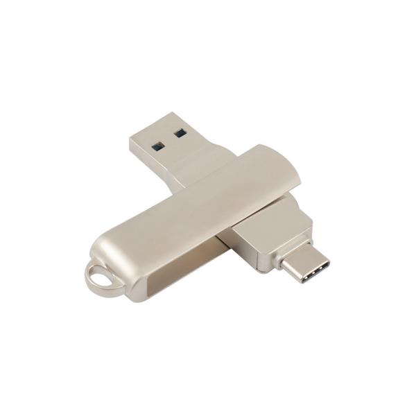 Серебряный тип USB ЛОГОТИПА лазера тела c с отверстием для ключа может положить талреп и кольцо для ключей