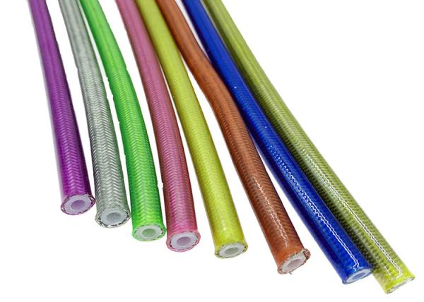 CQC 25 colore a motocicleta de nylon trançou mangueiras que os SS prendem linha trançada do freio