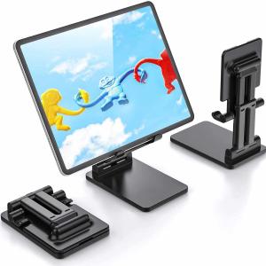 Le support de bureau RoHS de support de téléphone en métal pliable universel a