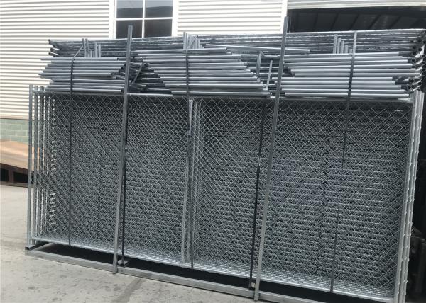 1830mm x 2950mm/ 6'x9.6'  vertical brace construction fencing panels HDG 366gram/sqm
