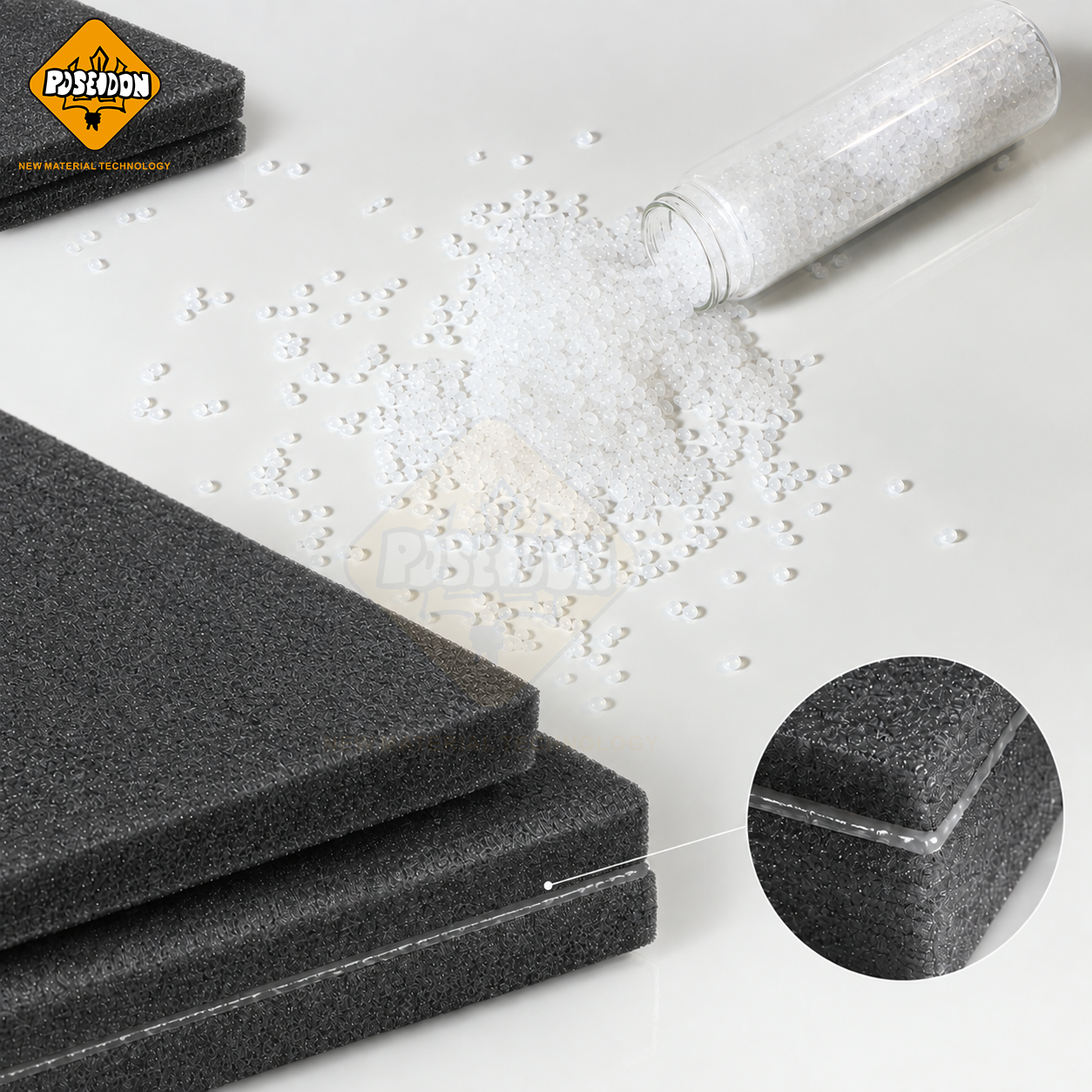 Eco Friendly Non Toxic EPE Foam Bonding White Granule EVA Hot Melt Adhesive Glue