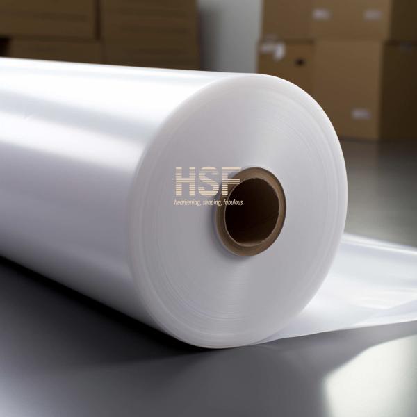 80 à 120 microns Film de libération en PE blanc opaque enduit de silicone