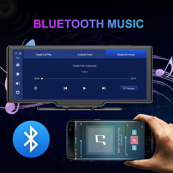 10,26-дюймовый беспроводной медиаплеер 2.5K Android Auto на приборной панели Carplay