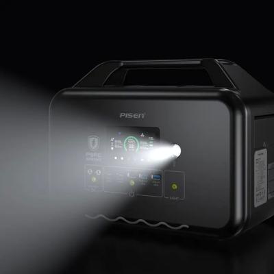 10 Devices 5 Ports EU Portable Power LiFePO4 DC Input Camping 1000w Portable Power Station