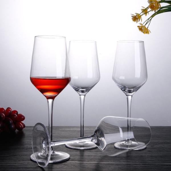 Vidros de vinho de cristal elegantes para beber do casamento fácil lavar Eco amigável