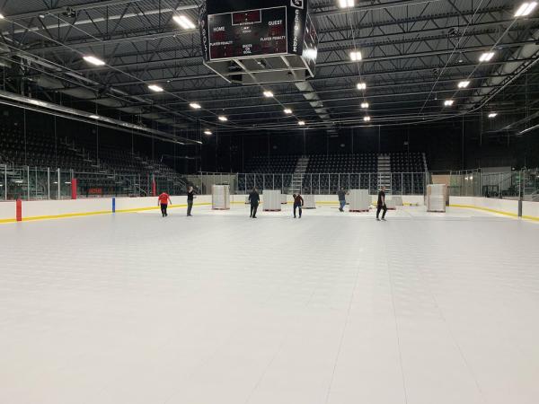 1200x600x25mm Plastic Ice Rink Insulated Protection Floor Temperature Keeper
