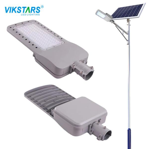 SMD5730 150lm/W rachou luzes de rua solares carrega o controlador 50W 100W nenhuma fiação