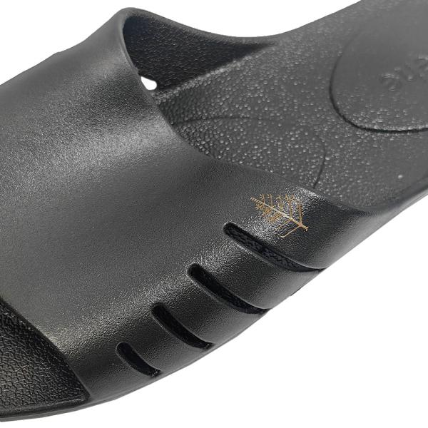 Banheiro preto Antiderrapante Impermeável Casa Pai Criança Sapatilhas PVC Sapatilhas grandes