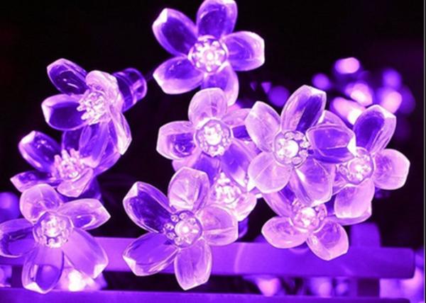 A corda exterior posta solar da flor impermeável ilumina 30 diodos emissores de luz/50 lâmpadas do diodo emissor de luz