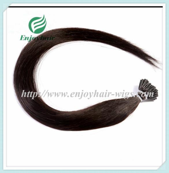 Pre-Bonded Hair 10-28 100s/pack 1B# color Straight Human Hair Brazilian hair extension