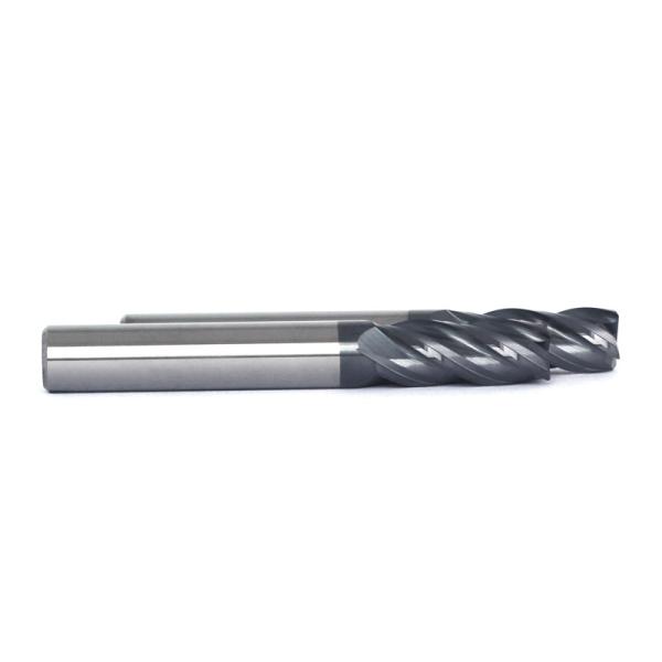 1/4 1/2 3/8 Radius Corner Rounding End Mill Cutters HRC50 4Fl Nano Black Coating