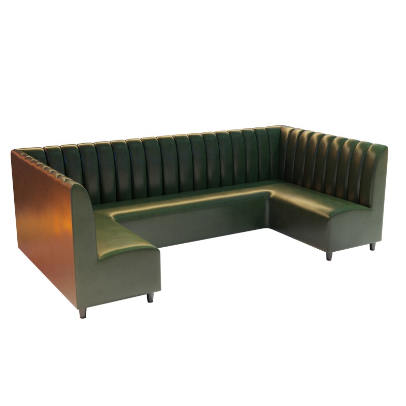 Custom Design Modern Cafe Bench Seating Fast Food Restaurant Table and Chairs Coffee Shop Sofa