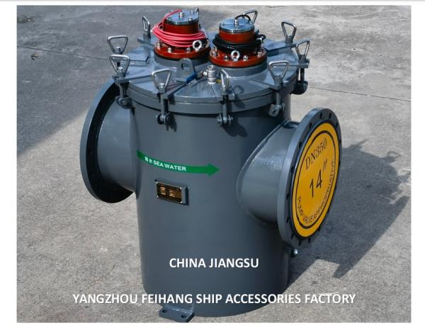 Marine MGPS Seawater Strainers AS350 CB/T497-2012 With Marine Growth Prevention System
