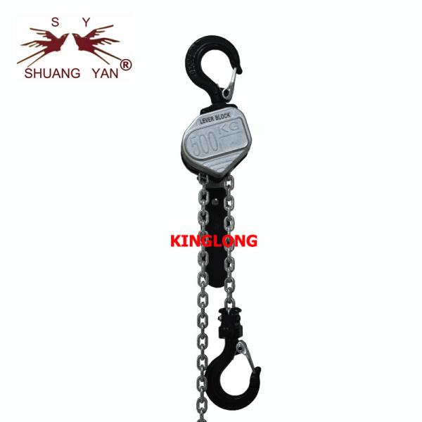 Блок алюминиевого рычага 0,5 тонн цепной с двойным фиксатором 1.5M 3M храповика