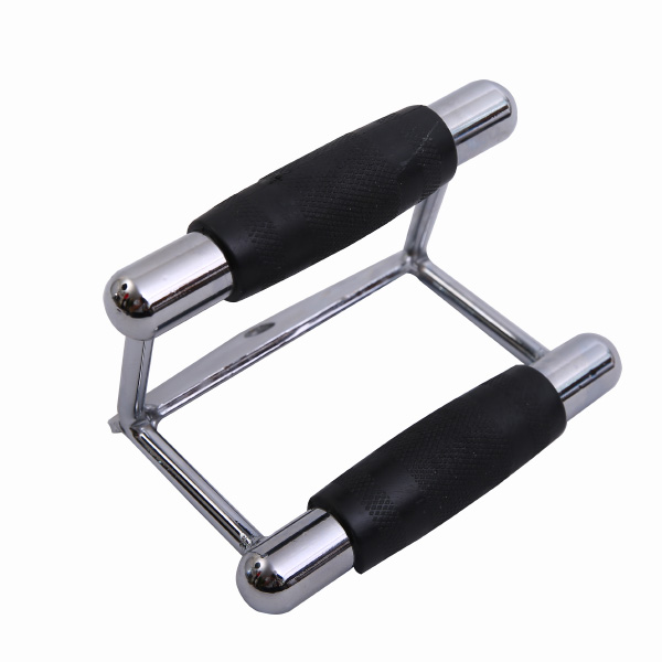 14*10.5cm Gym Fitness Accessories V Shape Rubber Grip Handles