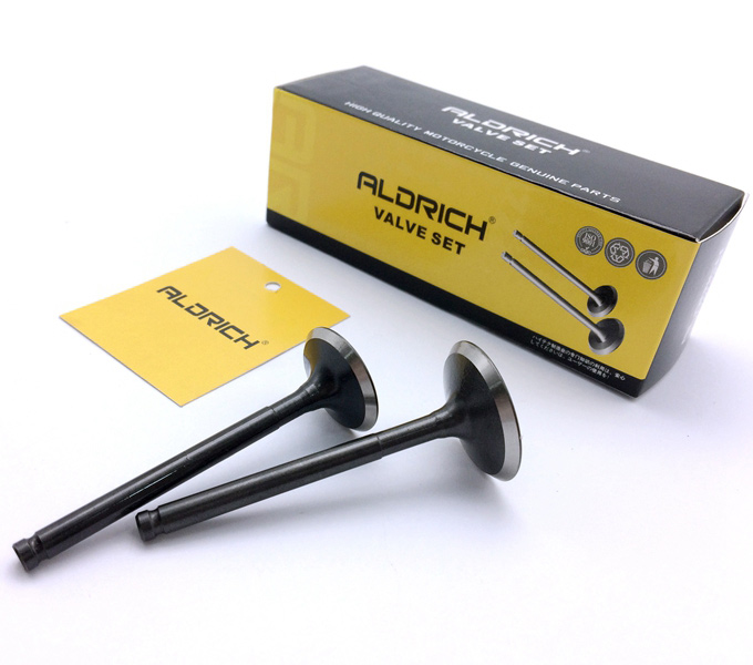 GY6 Engine Valve Set High-Strength Alloy Steel Intake & Exhaust Valves Kit for Scooter
