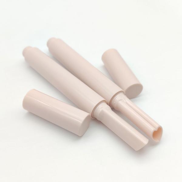 Cosmetic Packaging Plastic Pressure Type Empty Gold / Black / Purple Lipstick Click Pen Tube Lipstick Containers