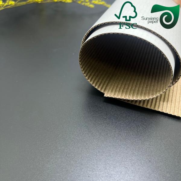 FSC 100g 200g 300g White E F Flute Wrapping Corrugated Paper Board 20   28