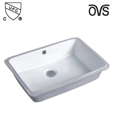 Bordas retangulares clássicas de Ada Bathroom Sink With Beveled e geometria limpa