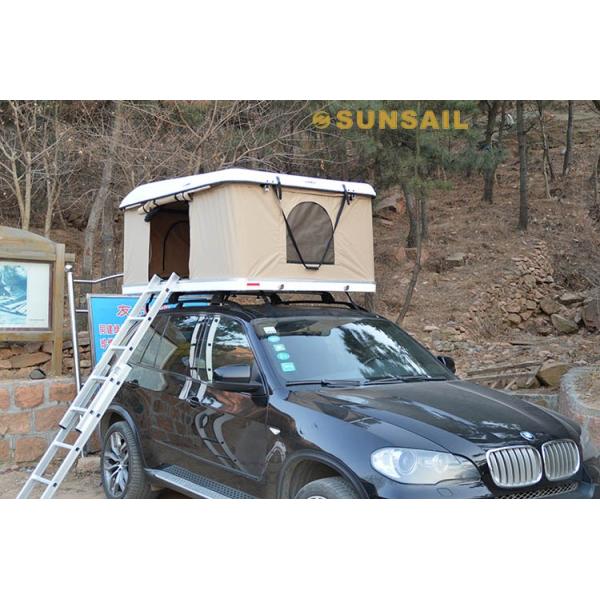 Single Layer Sunsail Hard Shell Car Roof Top Tent for Outdoor Entertainment
