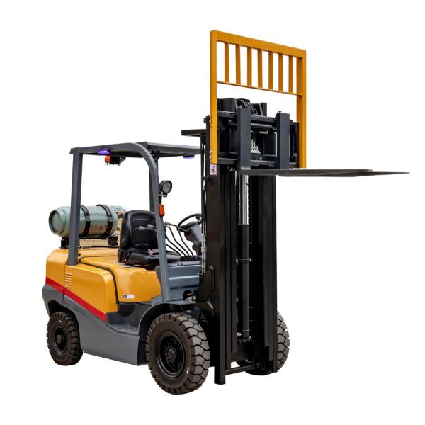 Gasoline / Lpg Dual Fuel Forklift With K25 Engine Automatic Transmission