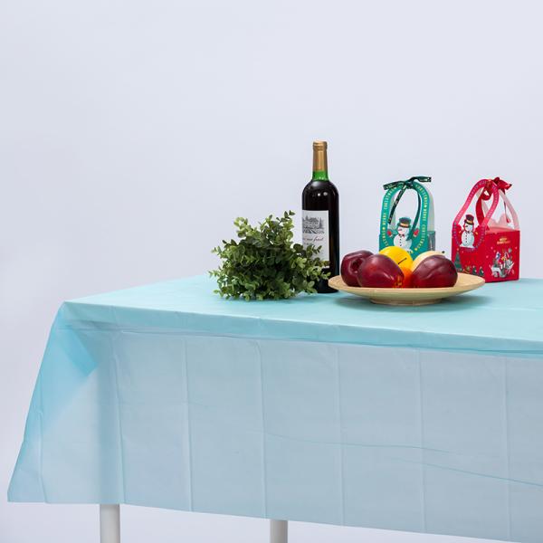 0.05 мм настраиваемые PE прямоугольные столовые ткани для вечеринок Гостиницы Свадьбы