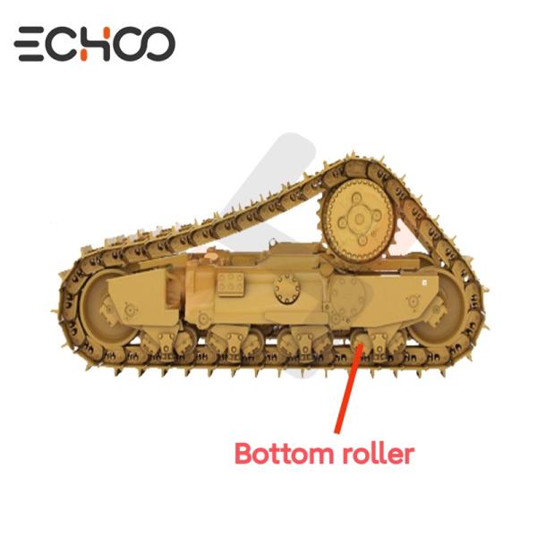 118717 Bottom Roller For Road Construction Machine Undercarriage Parts